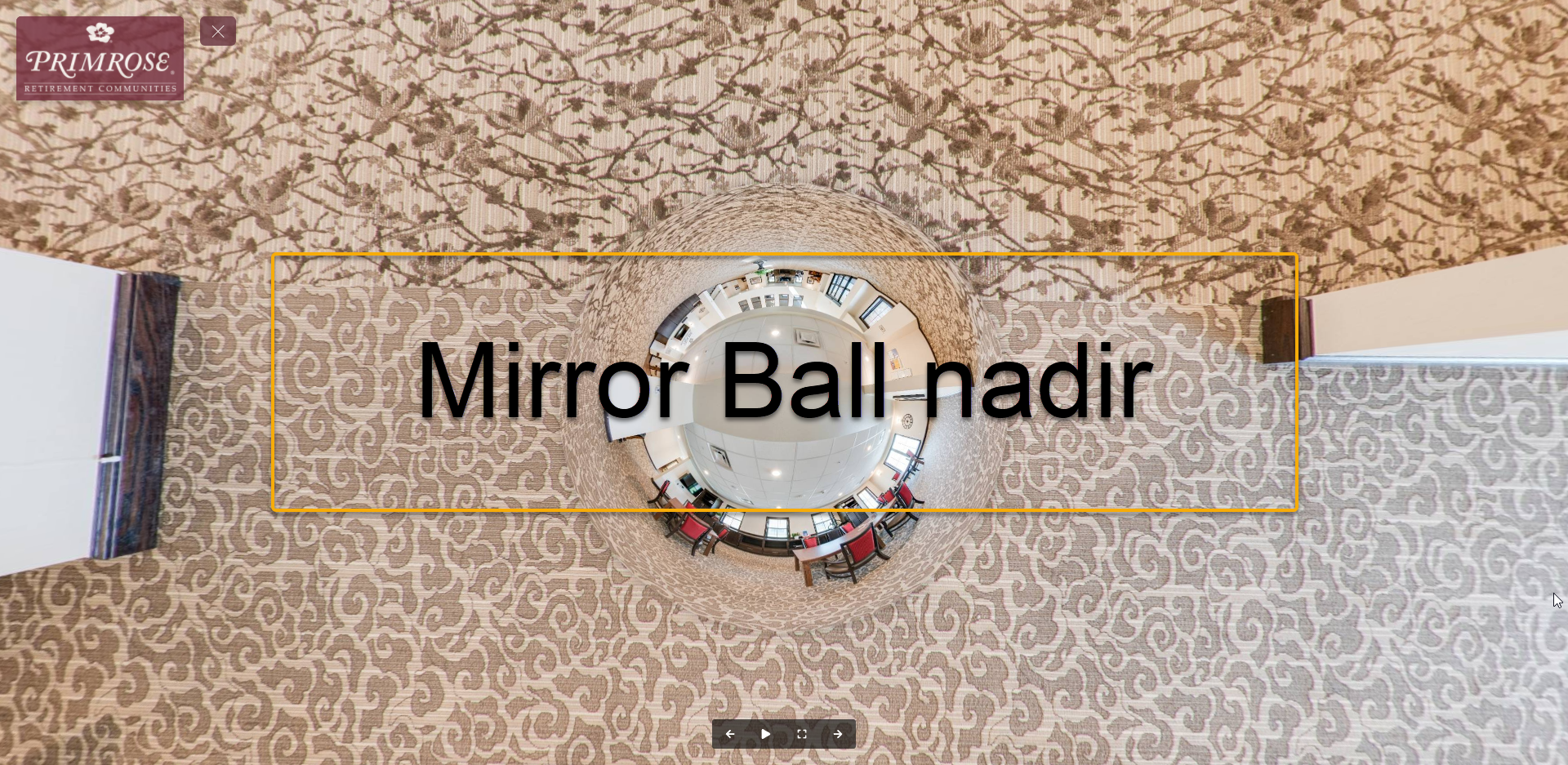 How to add a Mirror Ball nadir