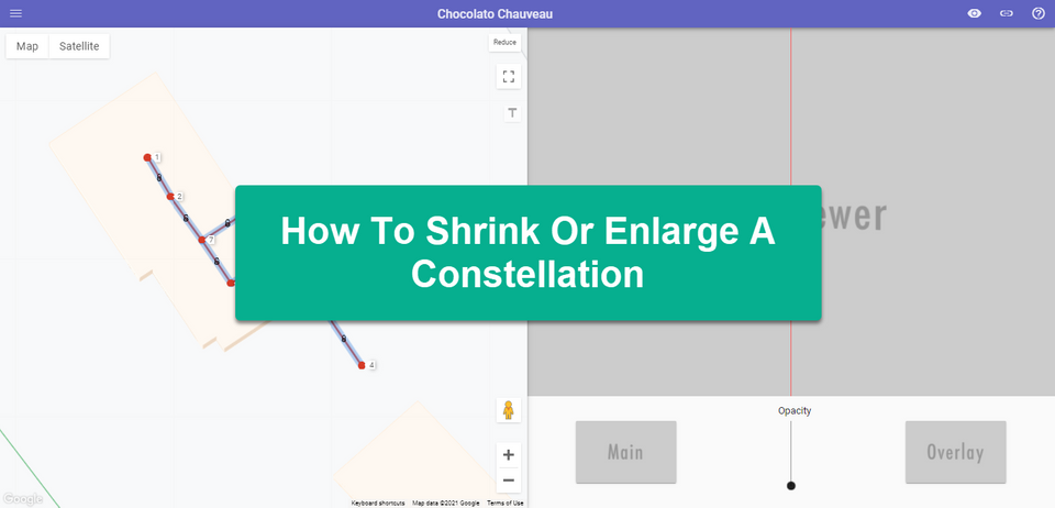 How To Shrink Or Enlarge A Constellation