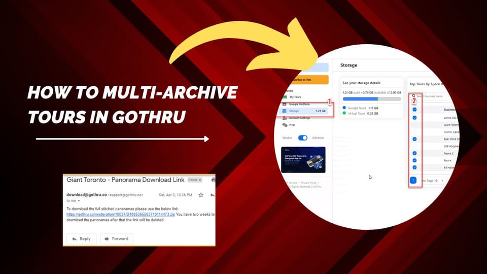 How to Multi-Archive Tours in GoThru