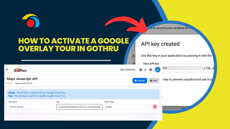 How to Activate a Google Overlay Tour in GoThru