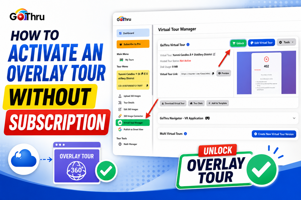 How To Activate An Overlay Tour Without Subscription